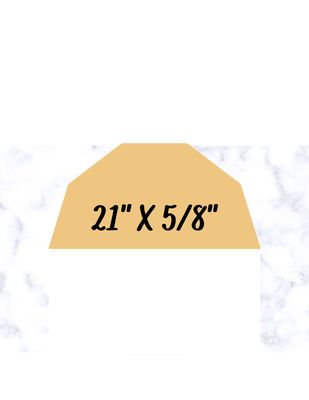 Shelf       21" x 3/4" Half (10 Sided)