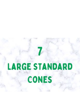 7 Cones Large Standard 50 ea.