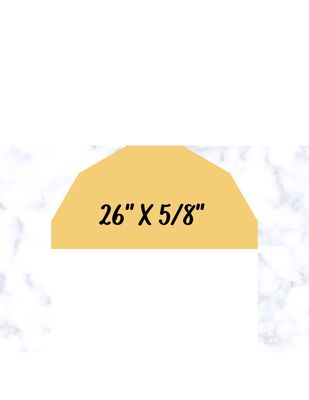 Shelf         26" x 5/8" Half (12 Sided)