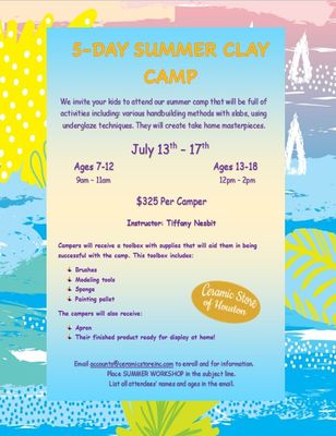 Summer Clay Camp