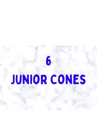 6 Cones Box Jr. 50 ea.