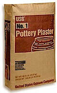#1 Pottery Plaster Pottery 50 Pound Bag