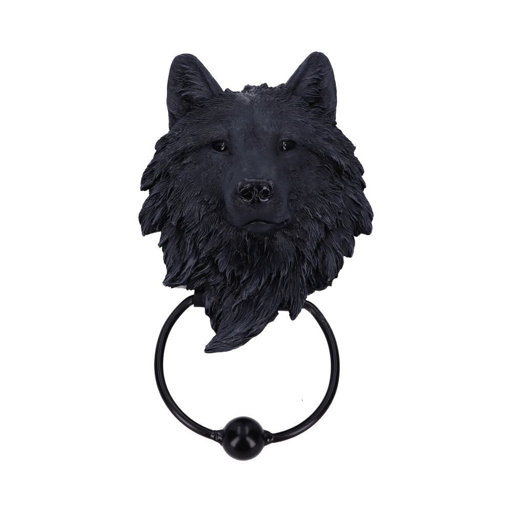 Dark Guardian Wolf Door Knocker