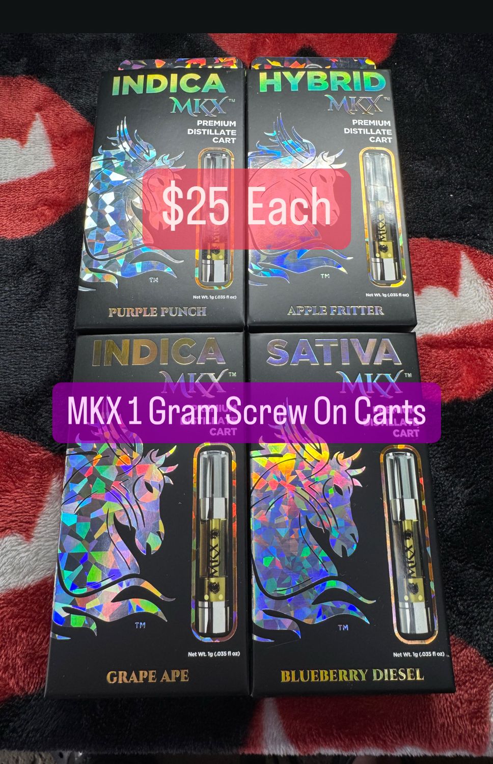 Mkx 1g Screw On Carts