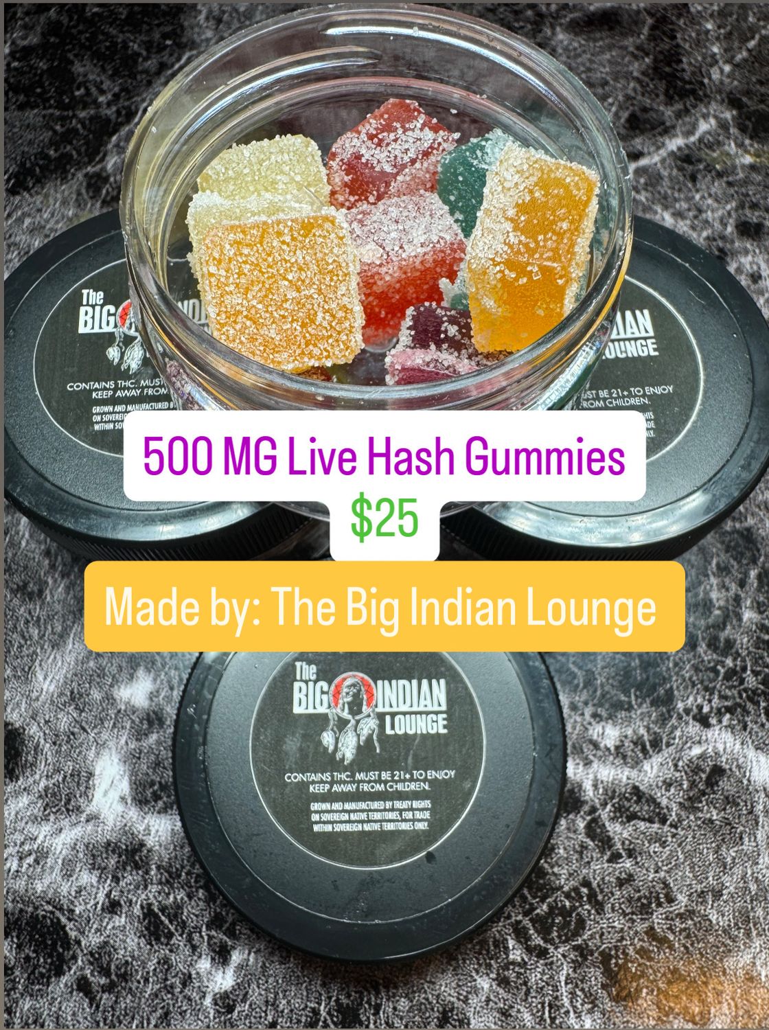 500 Mg Hash Gummies