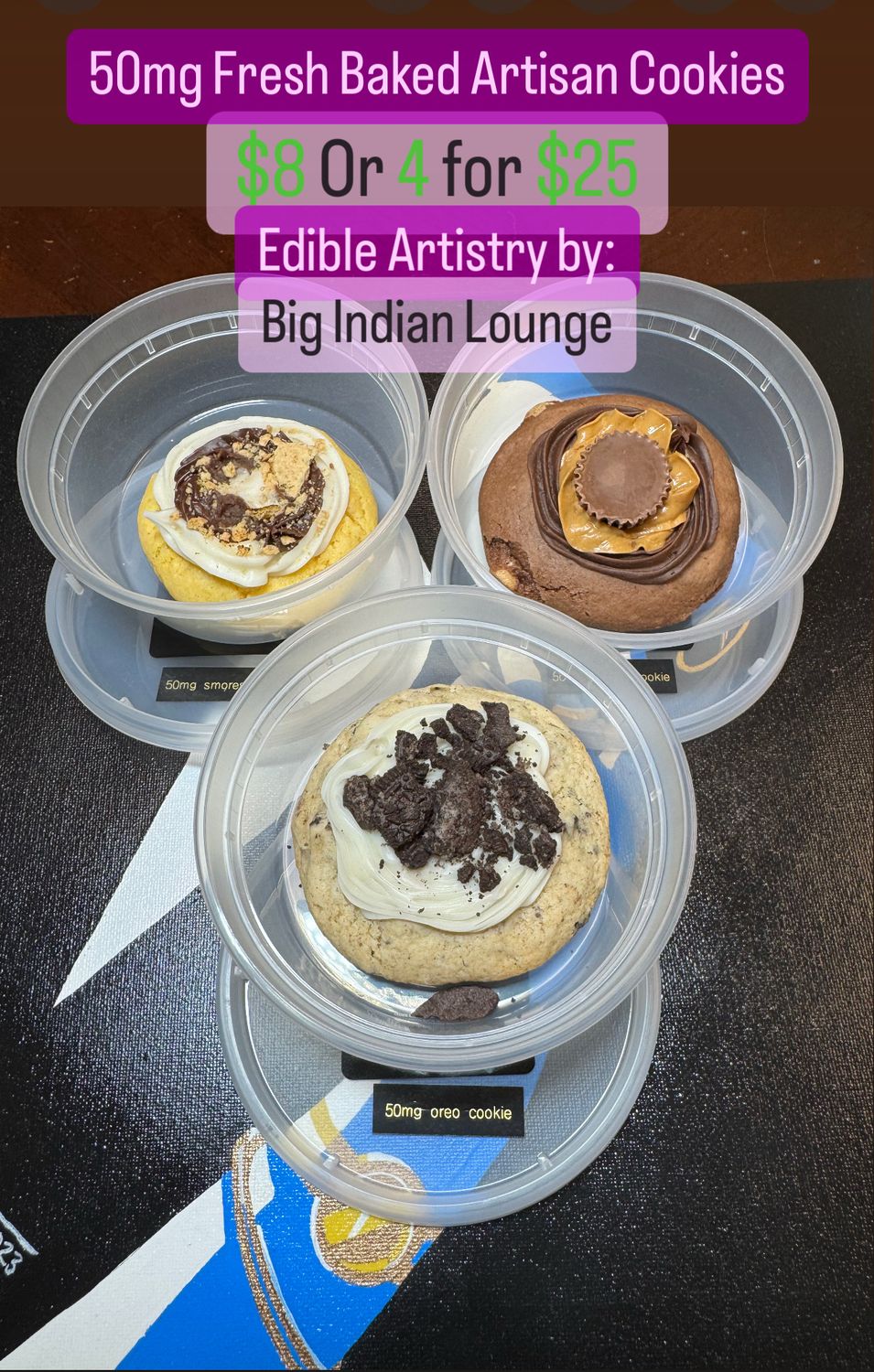 50Mg Fresh Baked Artisan Cookies