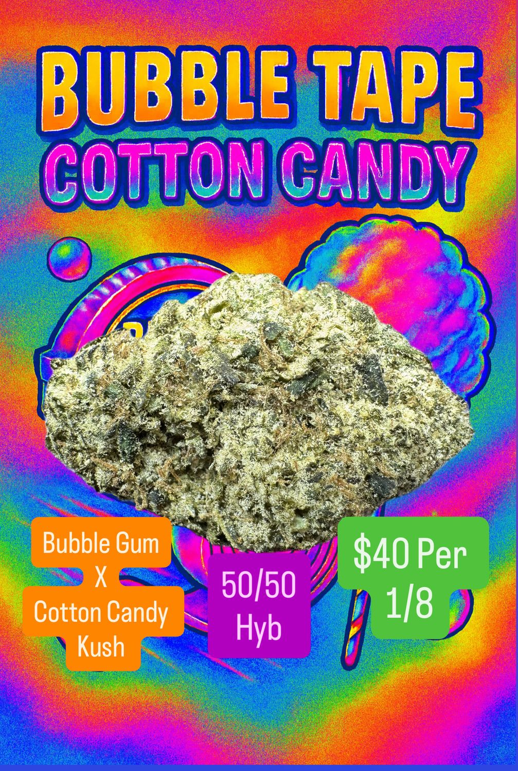 Cotton Candy Bubble Tape