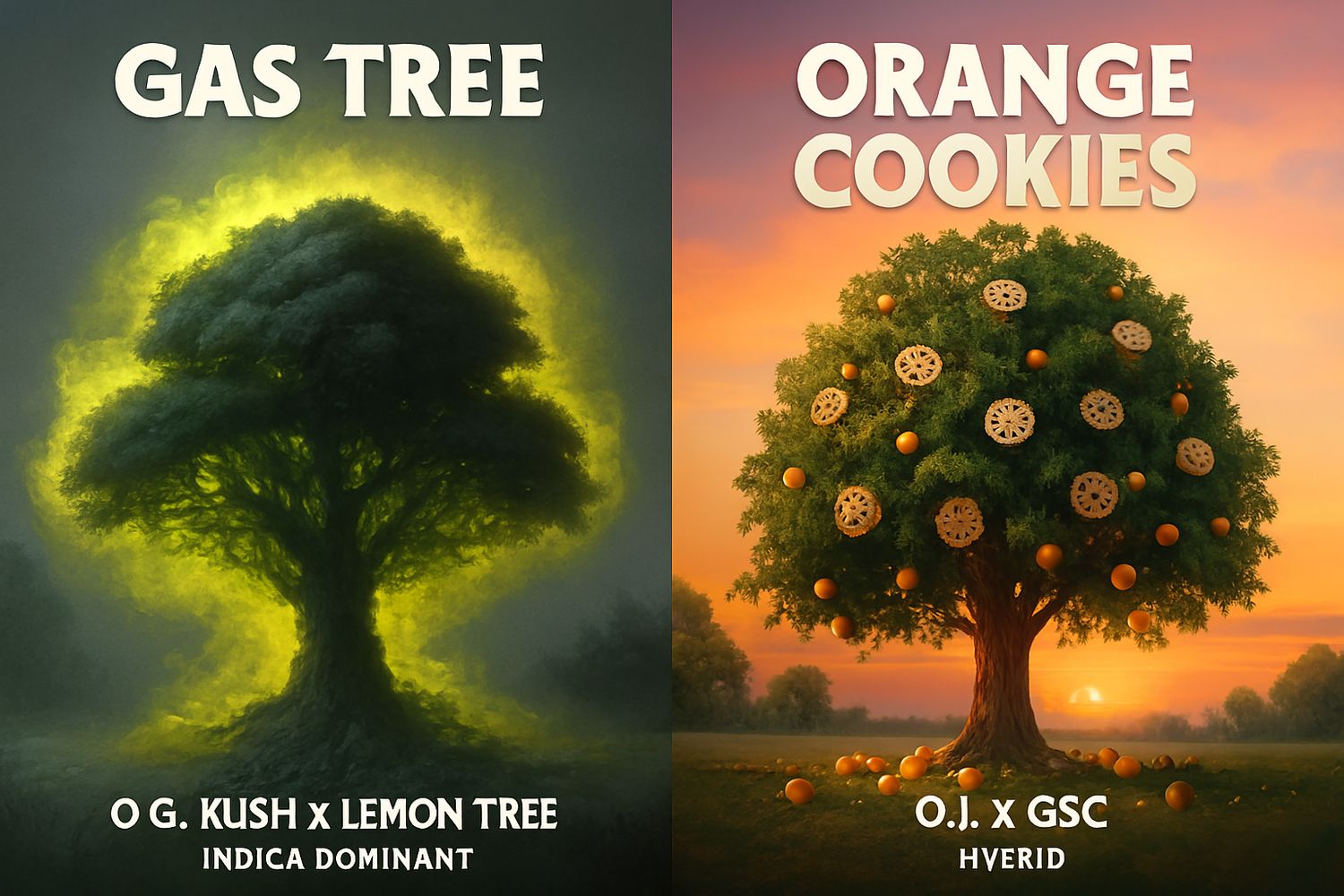 Gas Tree And Orange Cookies