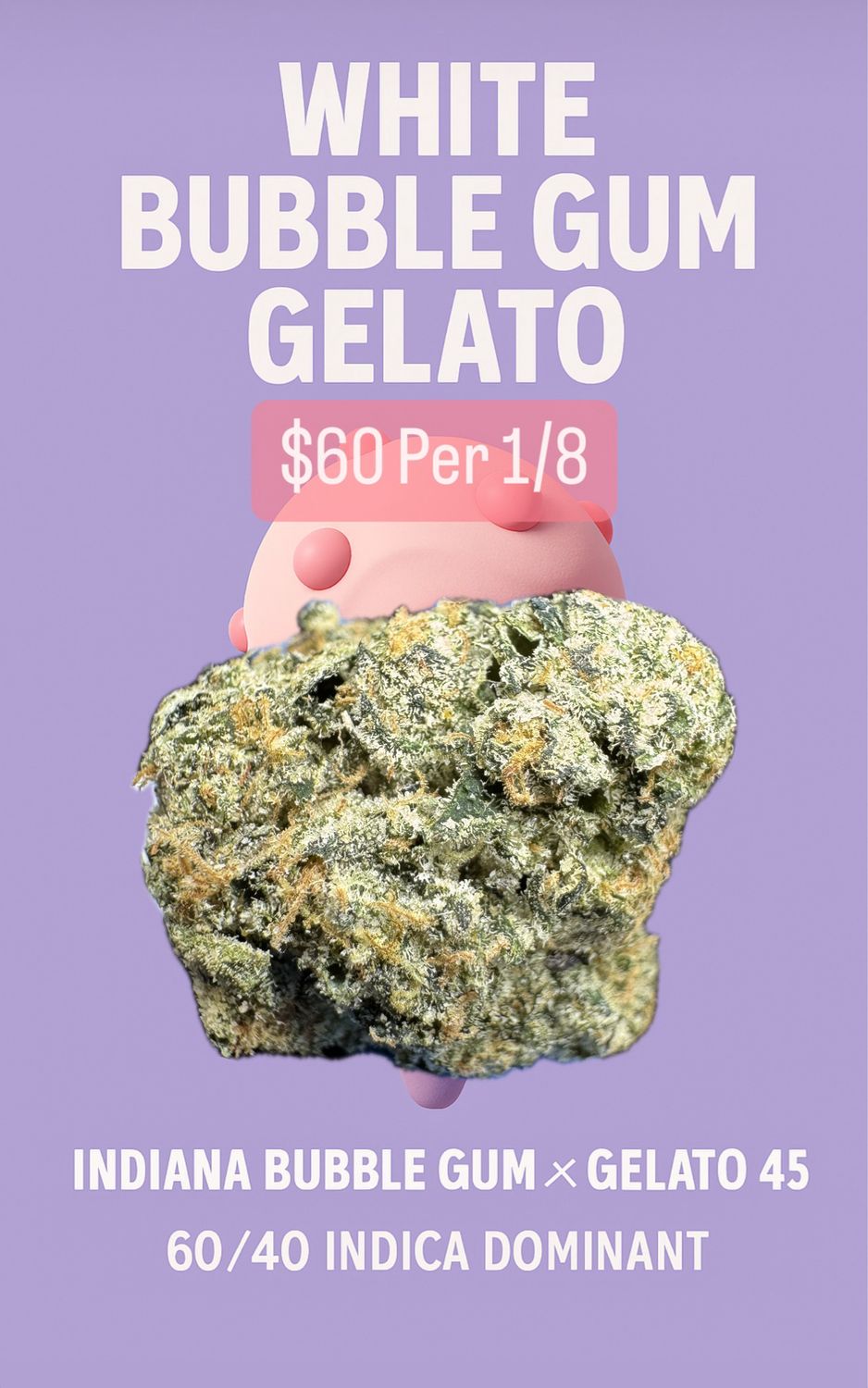 White Bubblegum Gelato (Breeders Cut)