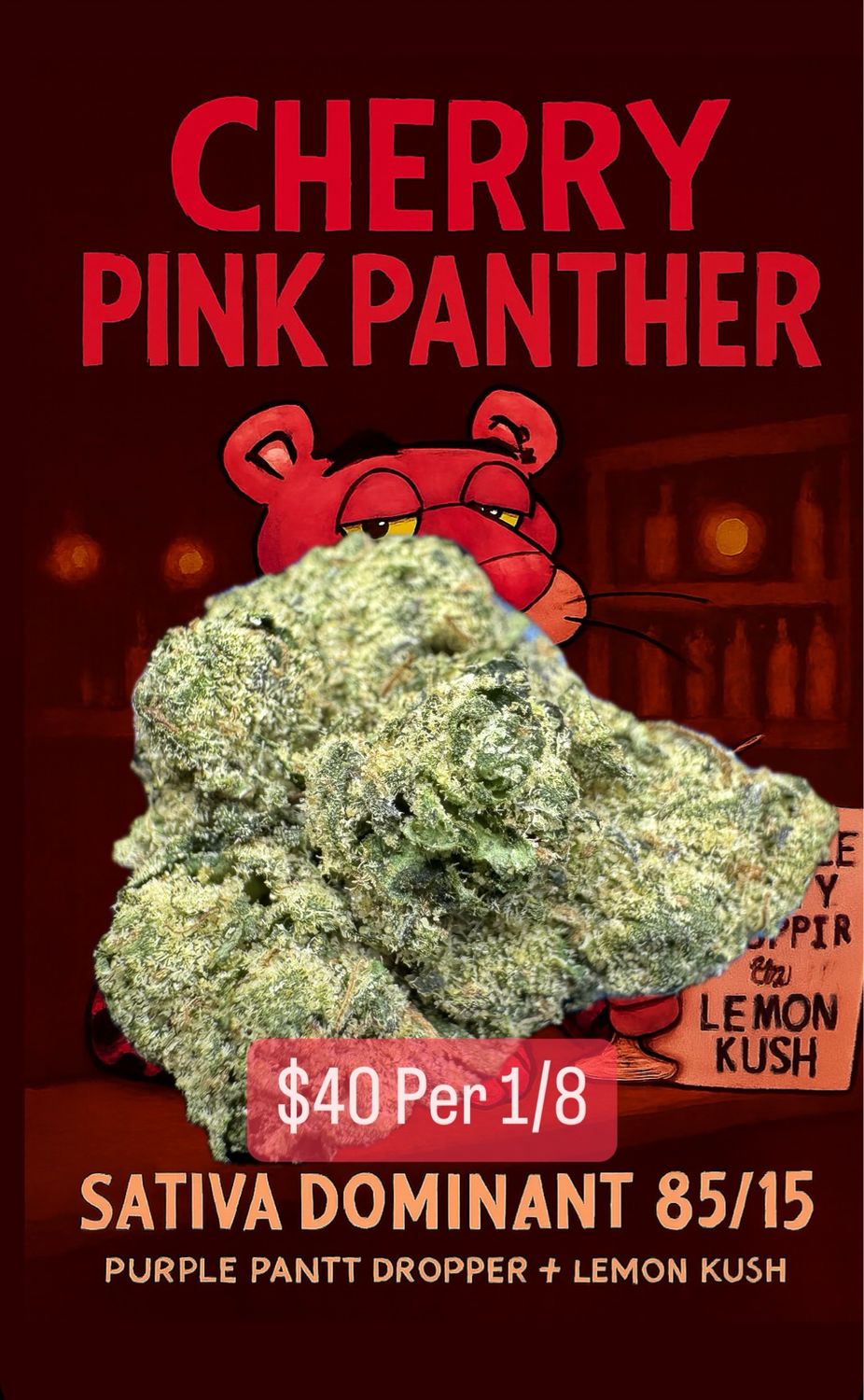 Cherry Pink Panther
