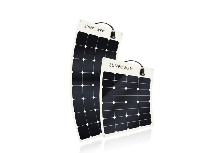 Solcellepanel SunPower 50W, 12V