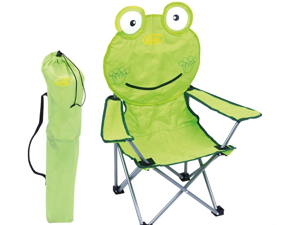 Campingstol grønn frosk 75kg