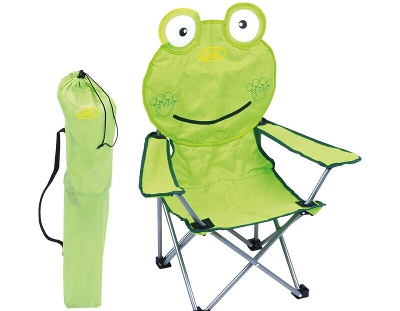 Campingstol grønn frosk 75kg