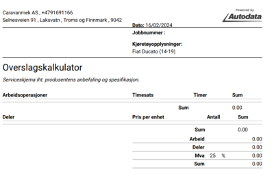 reperasjon og vedlikehold