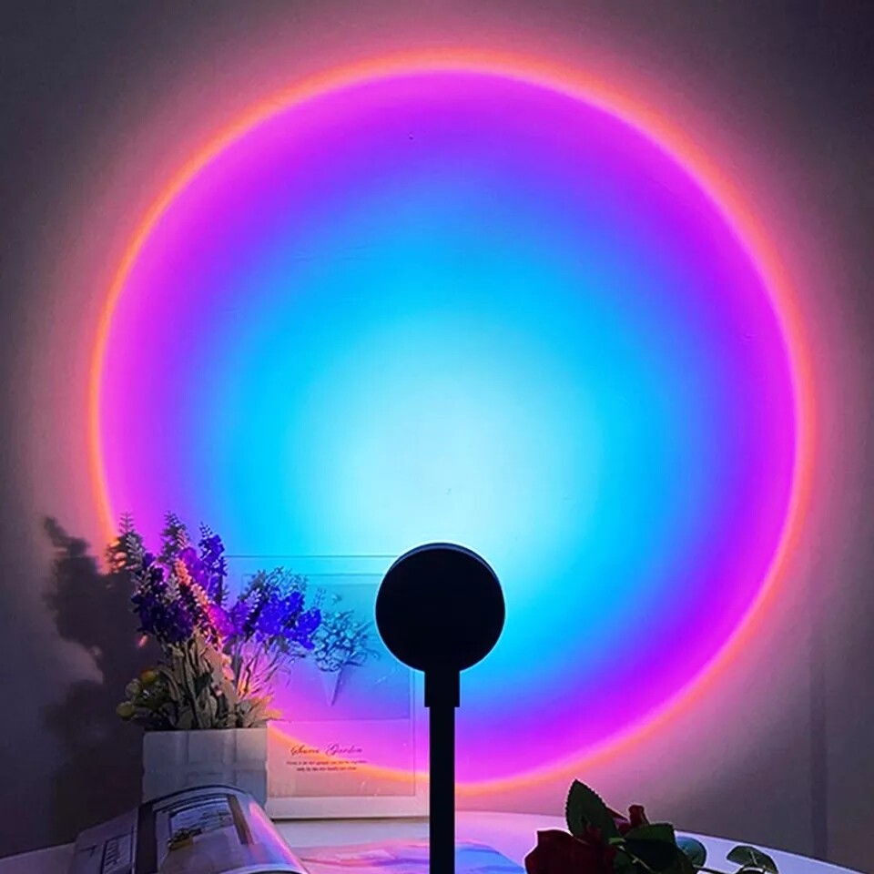Smart Bluetooth Night Light Rainbow/ Aura Projector Lamp