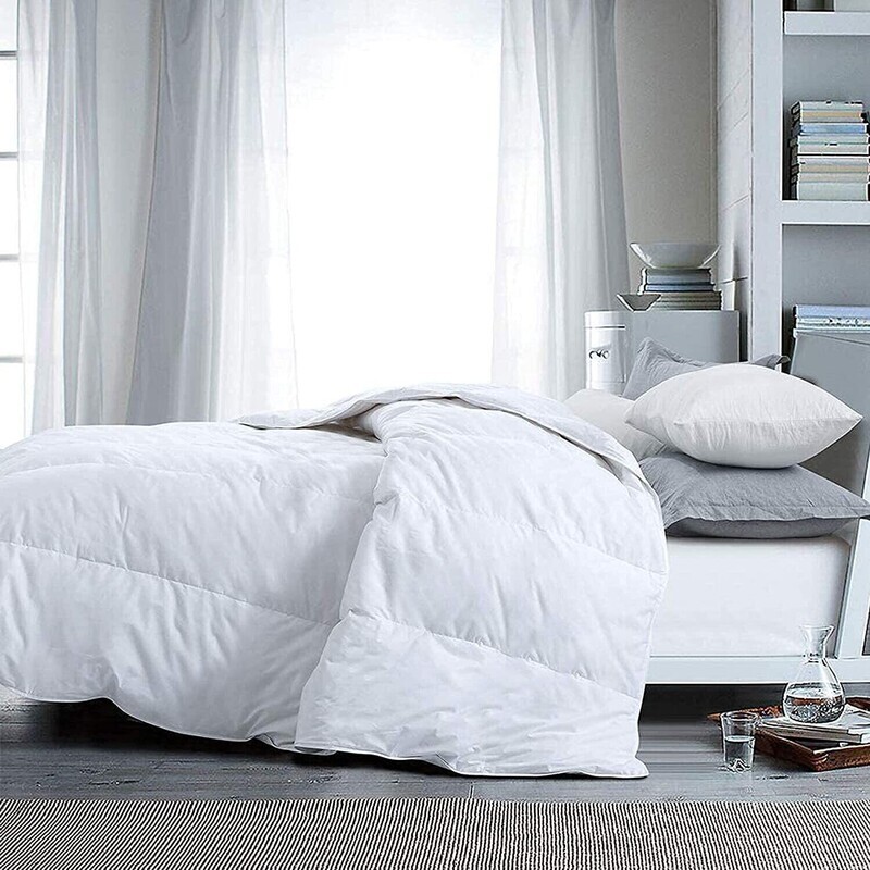 Down-Like Fiber Duvet – 13.5 Tog Single, Double, and King Sizes Luxurious Soft Touch, Washable