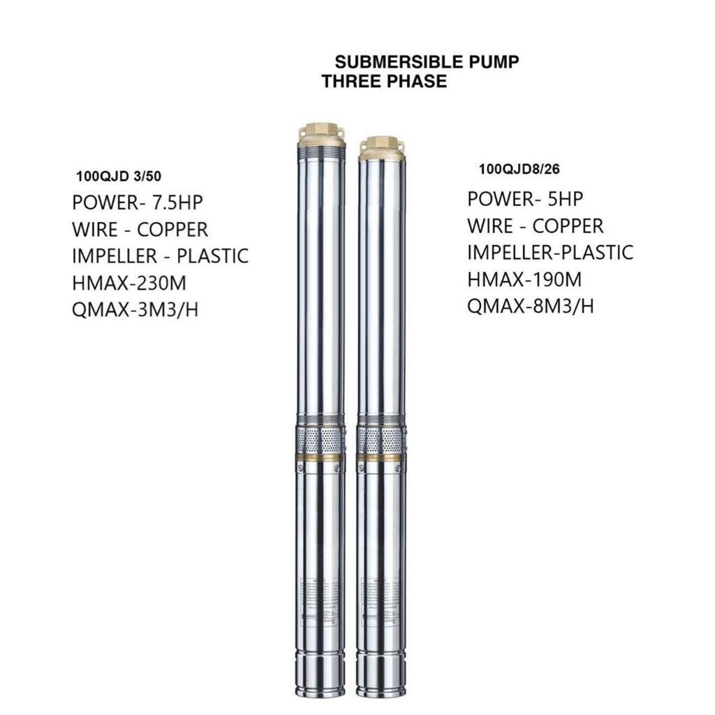 Submersible Pump 3 Phase 5hp