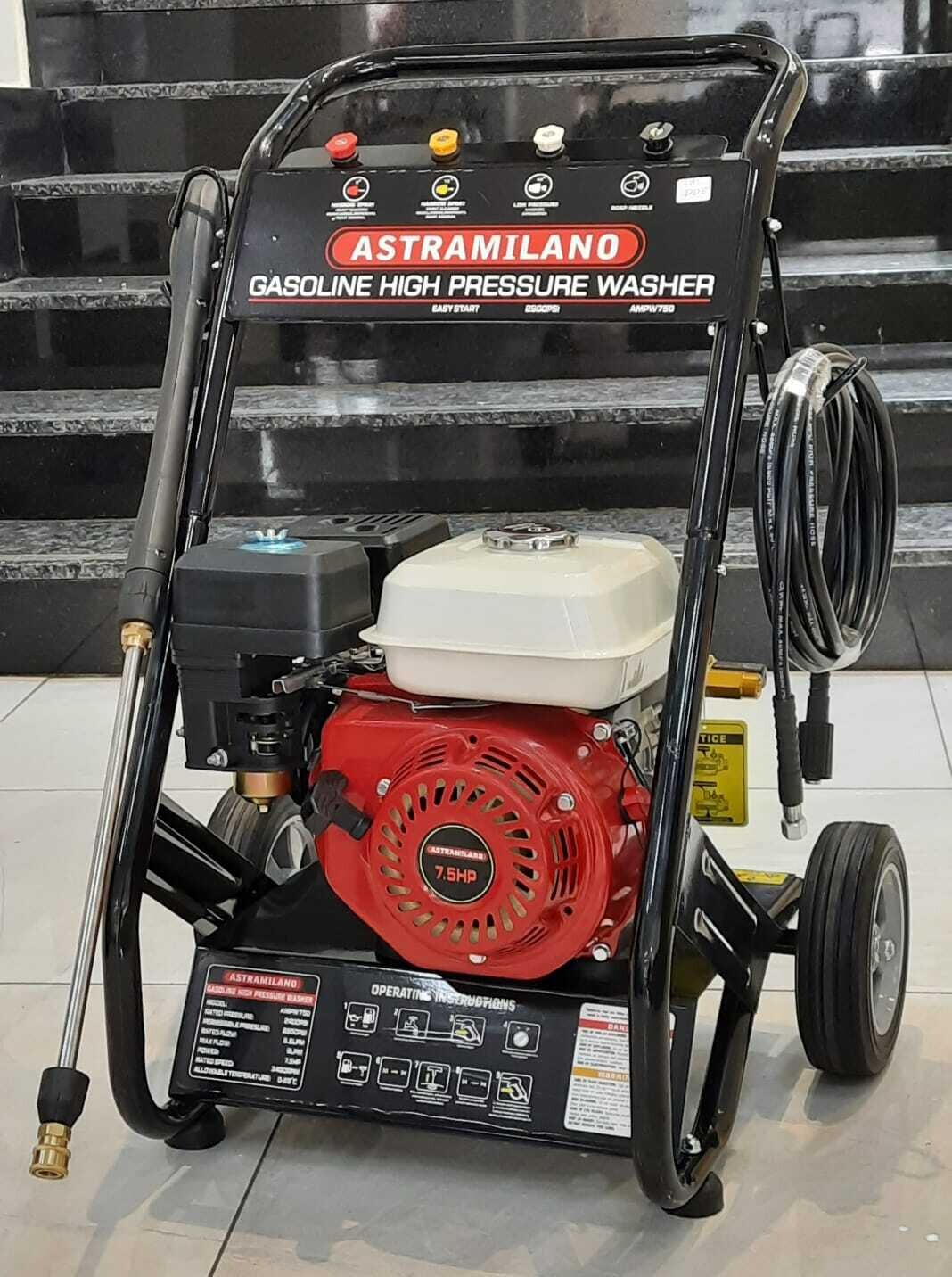 AMPW750 Astramilano Petrol Pressure Washer 2900psi 7.5hp