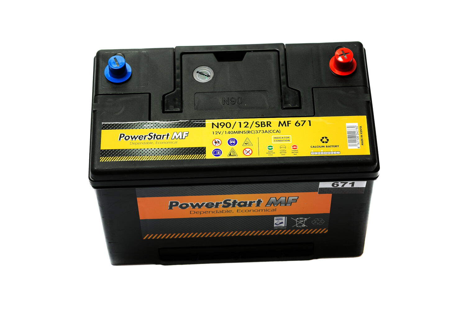 Power Start MF N100 Car Battery