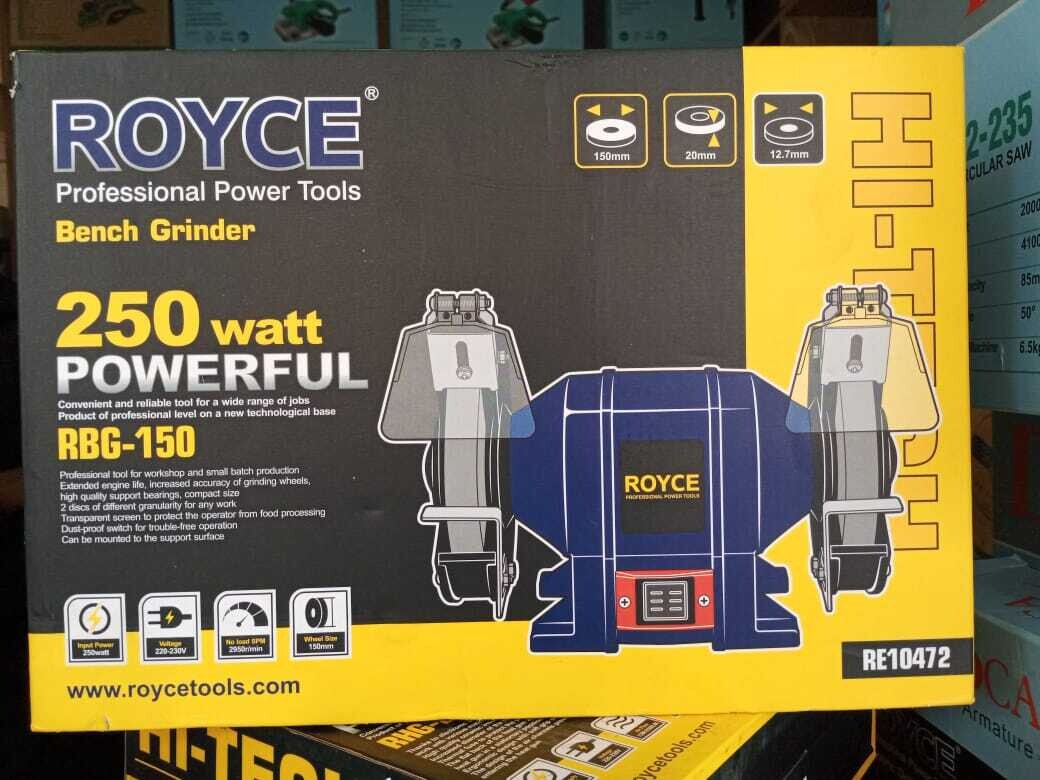 ROYCE BENCH GRINDER 250WATTS