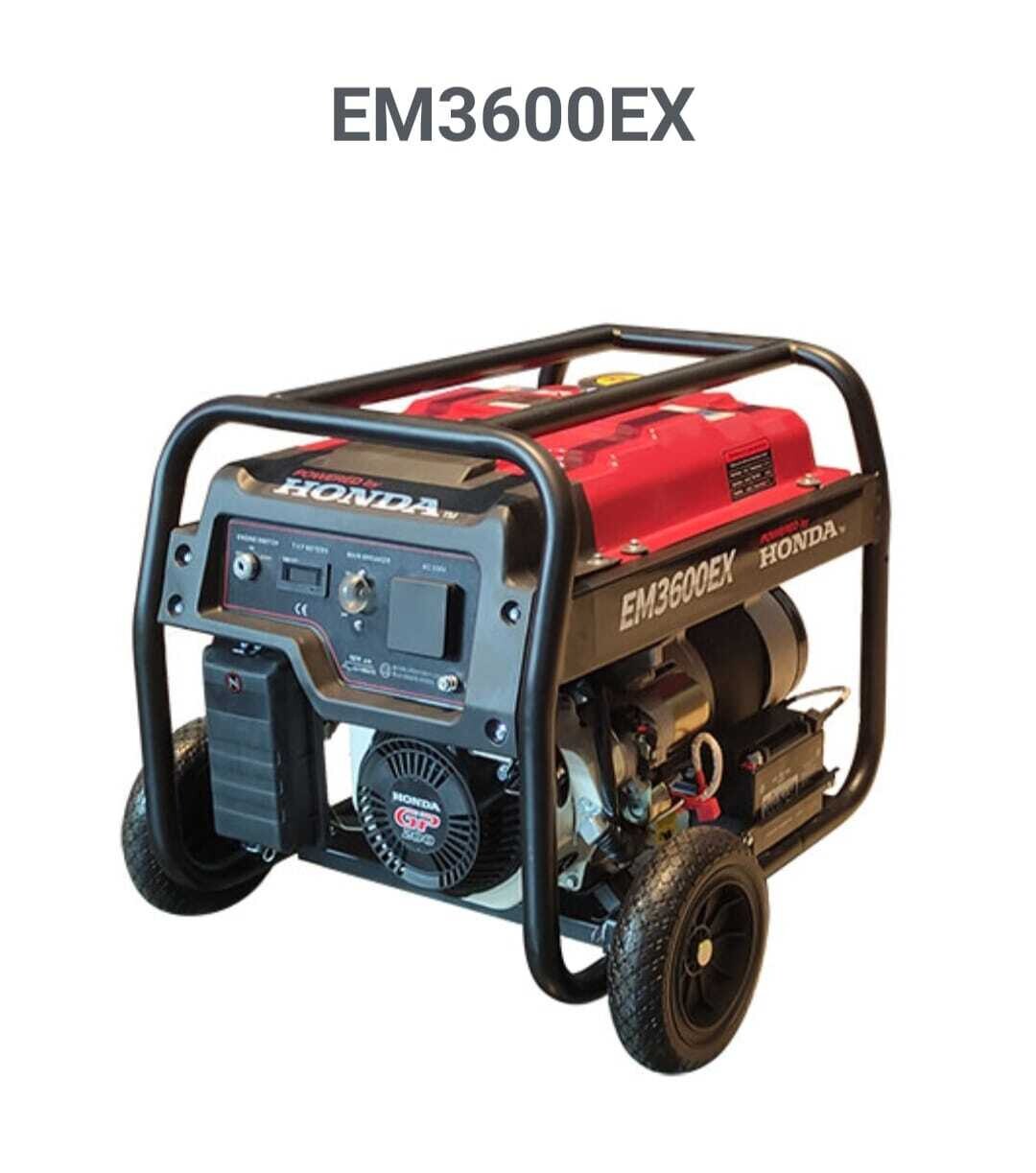 HONDA EM3600EX 3KVA SINGLE PHASE PORTABLE PETROL GENERATOR