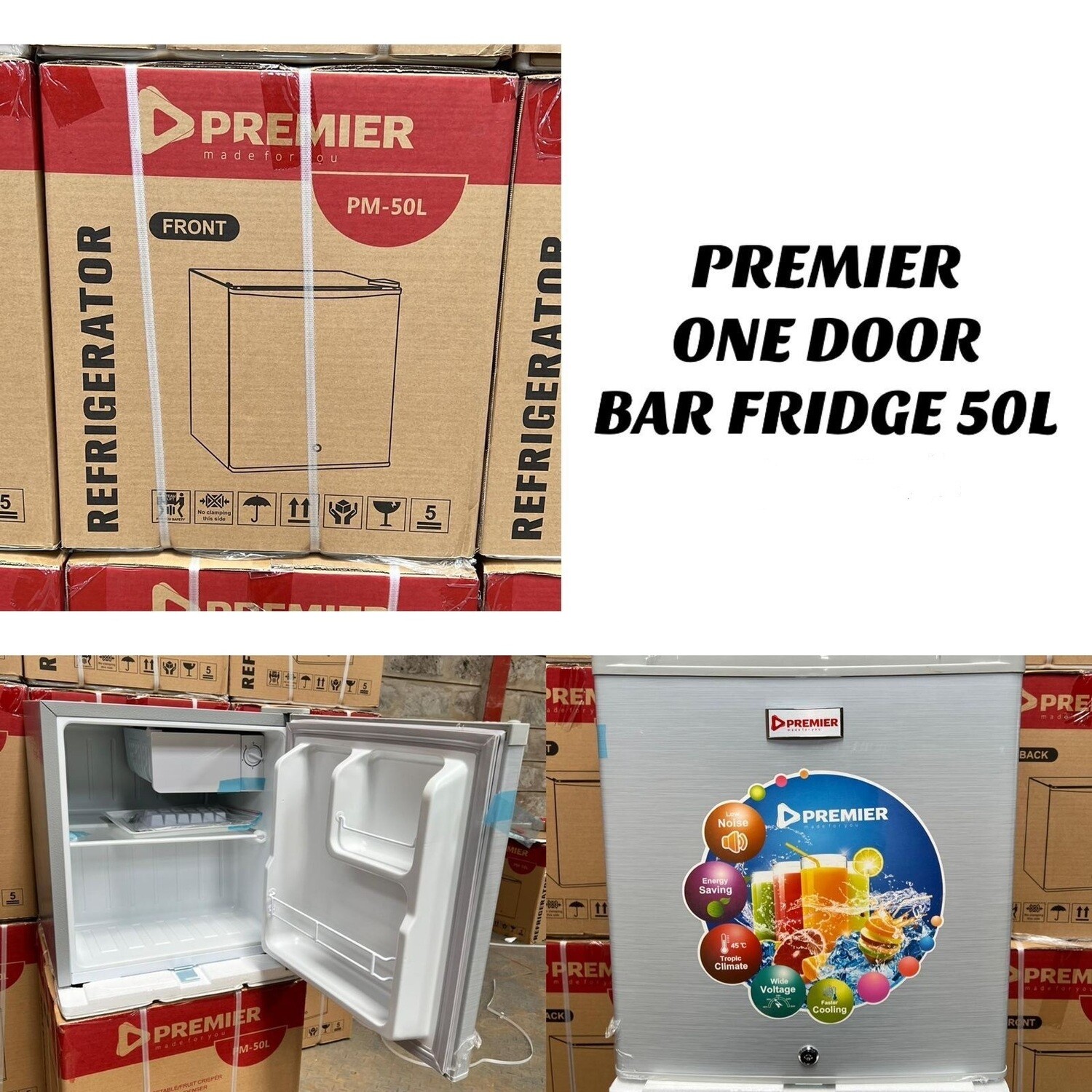 PREMIER 50LITRES SINGLE DOOR FRIDGE