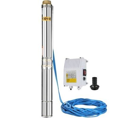 KAILO 1HP Electric Submersible Water Pump 84Mtrs