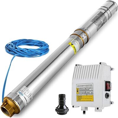 KAILO 2HP Electric Submersible Water Pump 149Mtrs