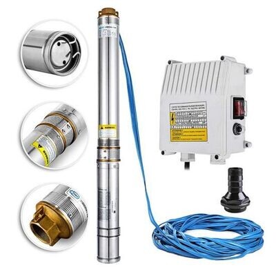 KAILO 4HP Electric Submersible Water Pump 223Mtrs