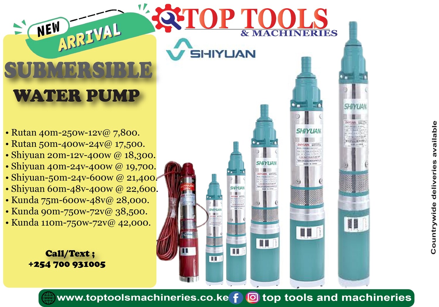 SOLAR DC SUBMERSIBLE PUMPS