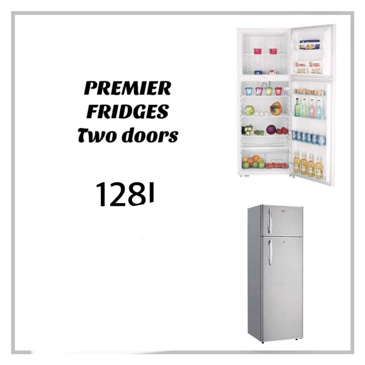 Premier 128L Double Door Fridge