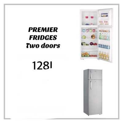 Premier 128L Double Door Fridge
