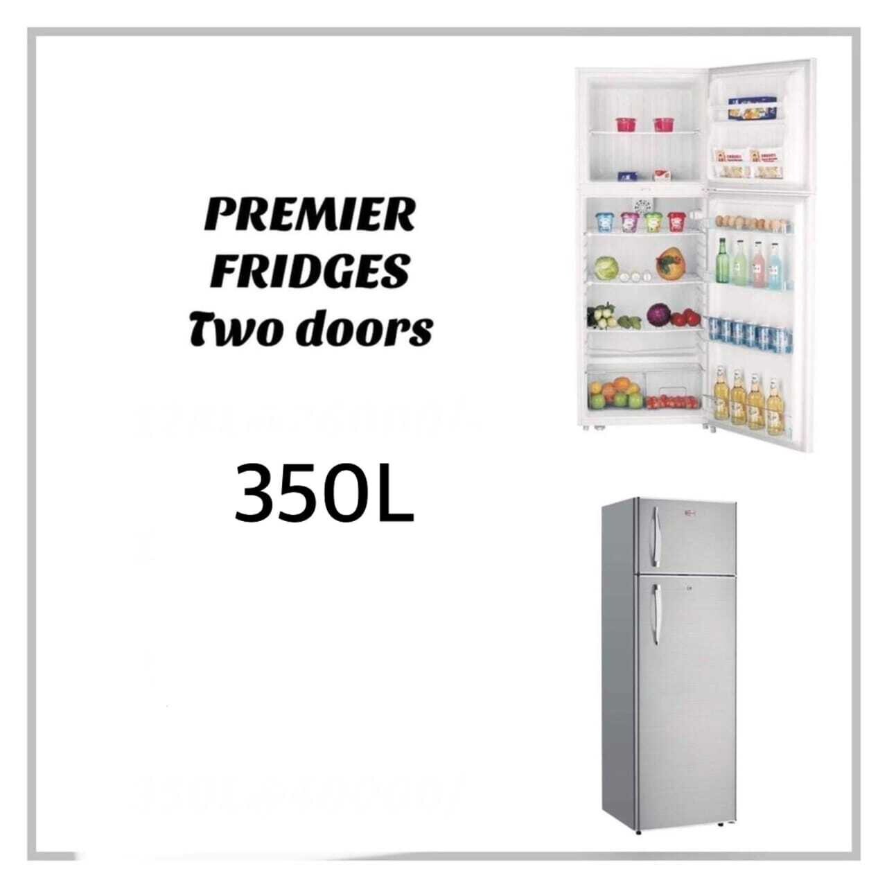 Premier 350L Double Door Fridge