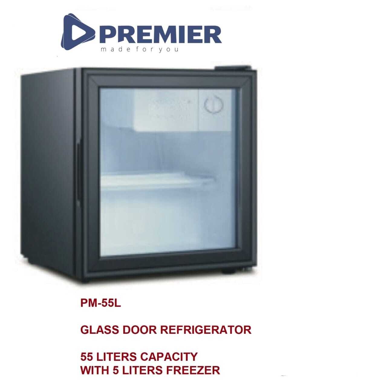 Premier PM-55L Display Fridge 55 Litres Fridge With 5 Litres Freezer