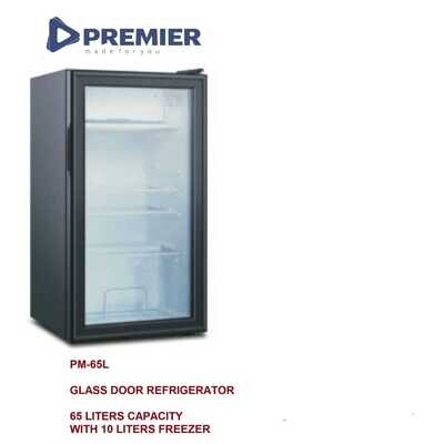 Premier PM-65L Display Fridge 65 Litres Fridge With 10 Litres Freezer