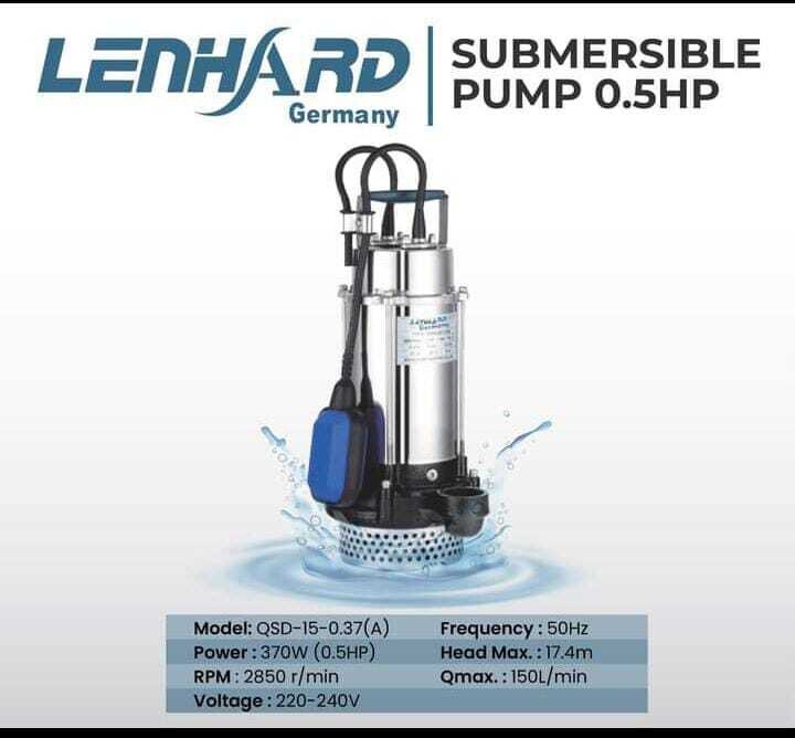 Lenhard Submersible Pump 0.5hp