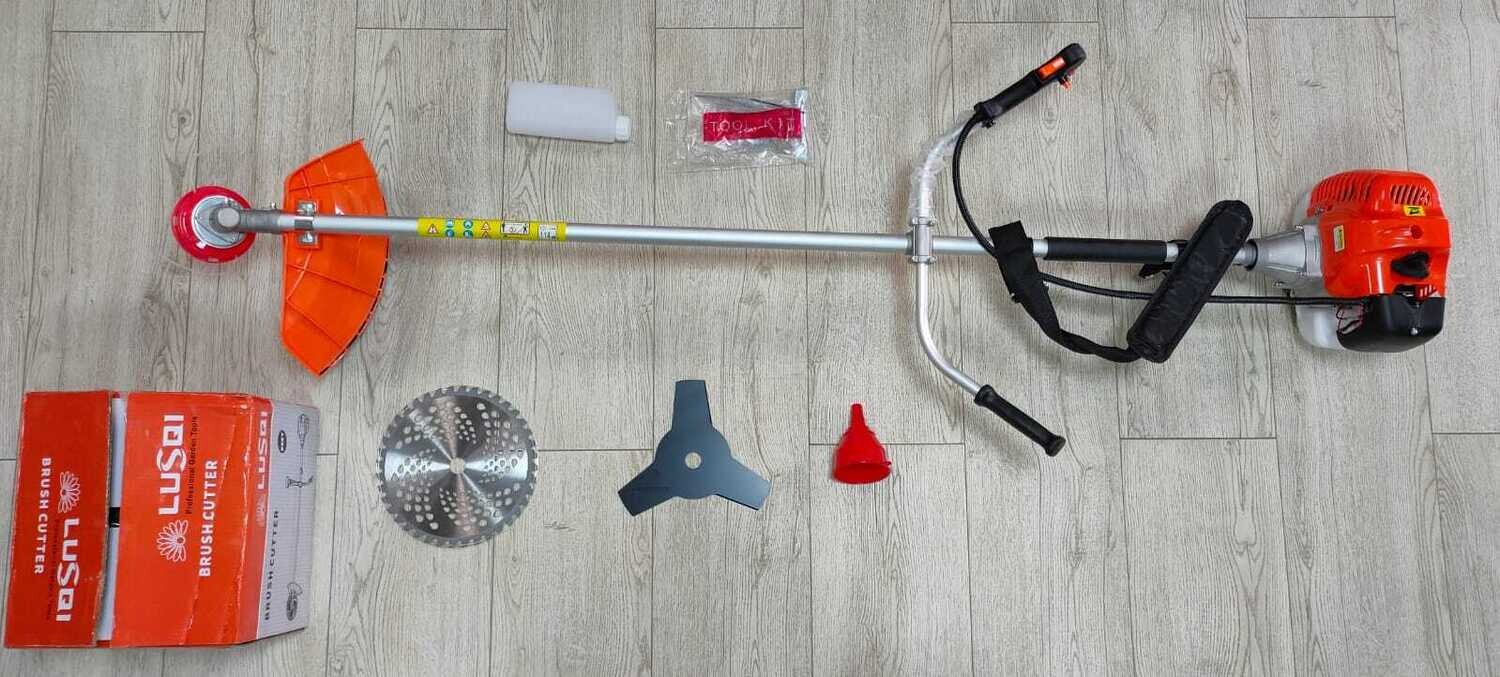 Lusqi Gasoline Brush Cutter 2stroke with 3 blades