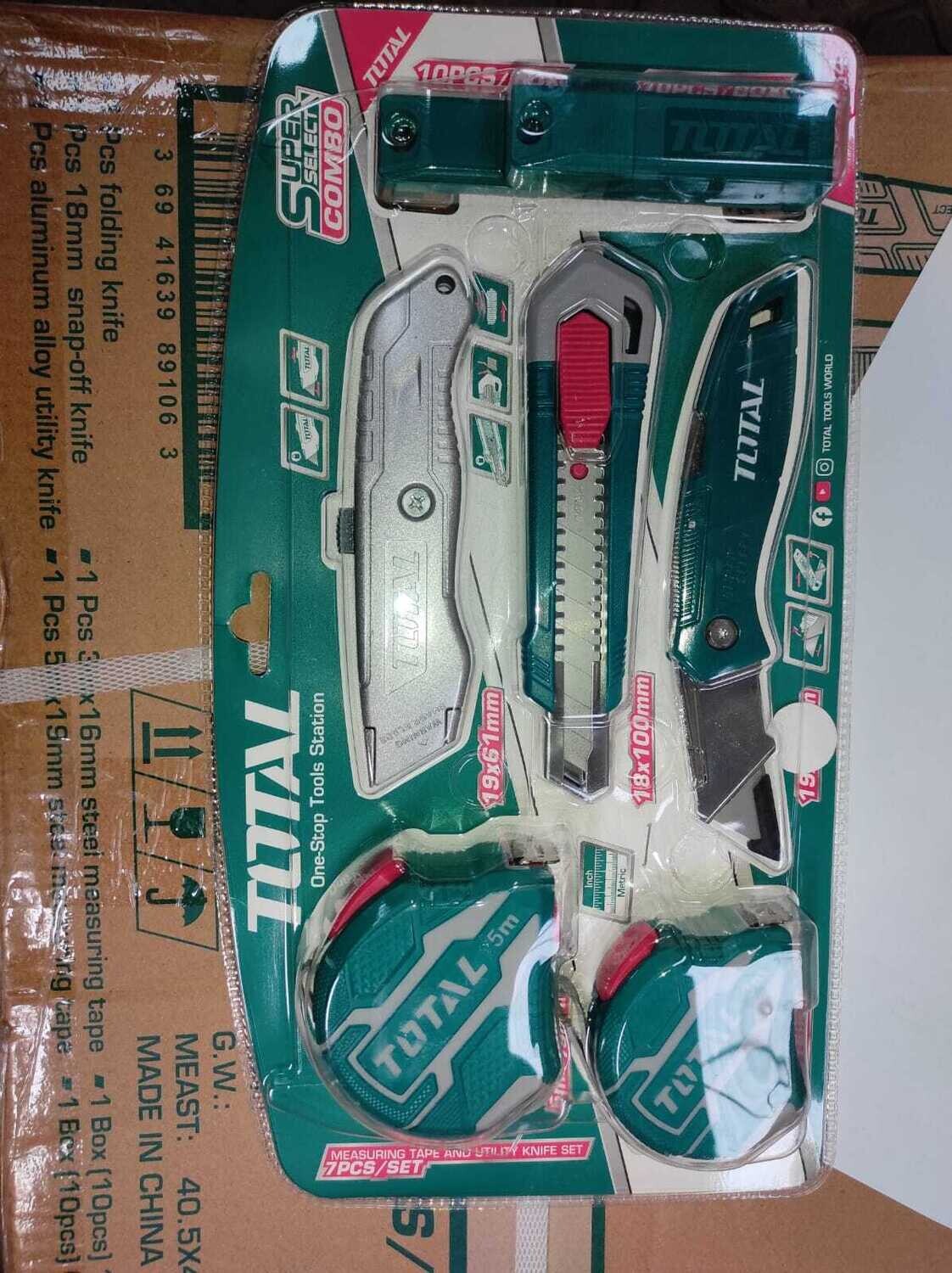 Measuring Tapes and Utility Knife Combo (TOS23034)