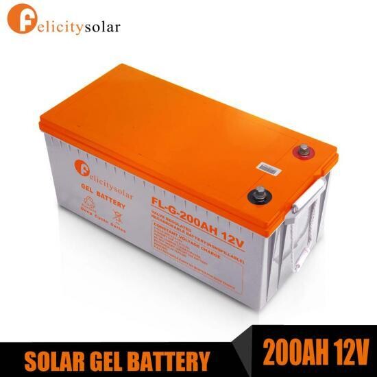 Felicity 12v 200ah Deep Cycle Gel Battery For Solar