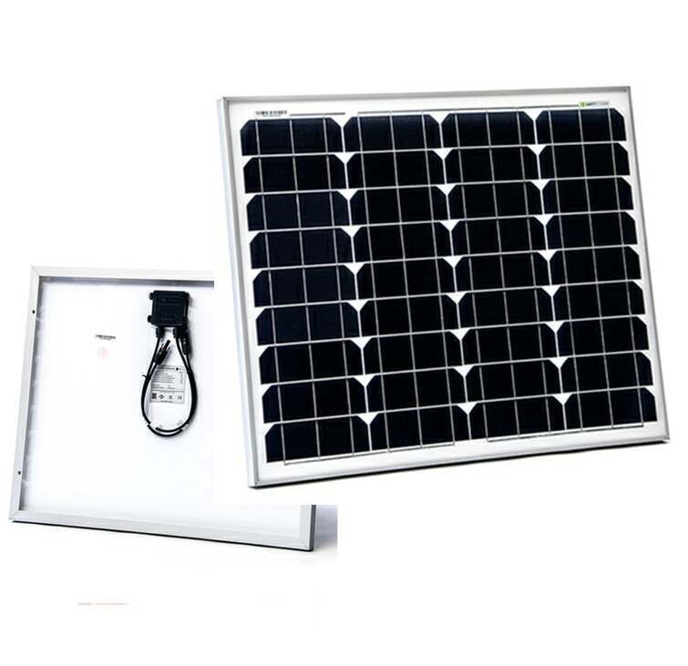 50 Watts Monocrystalline Solar Panel