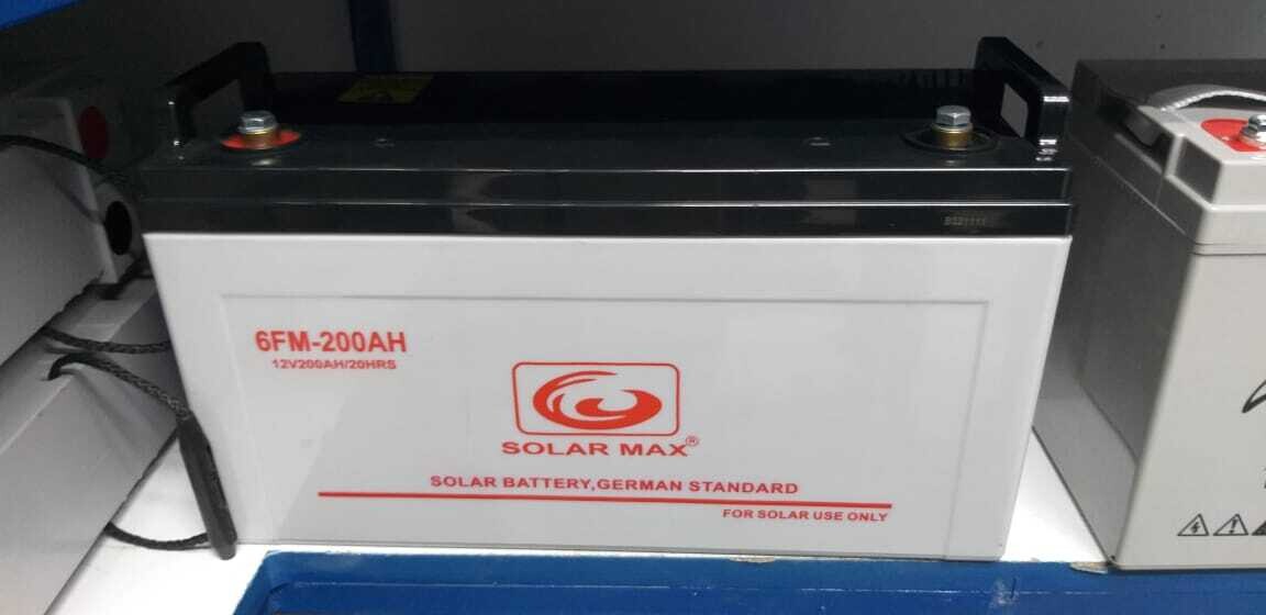 6FM-200AH 12V200AH/20HRS SOLAR MAX SOLAR BATTERY