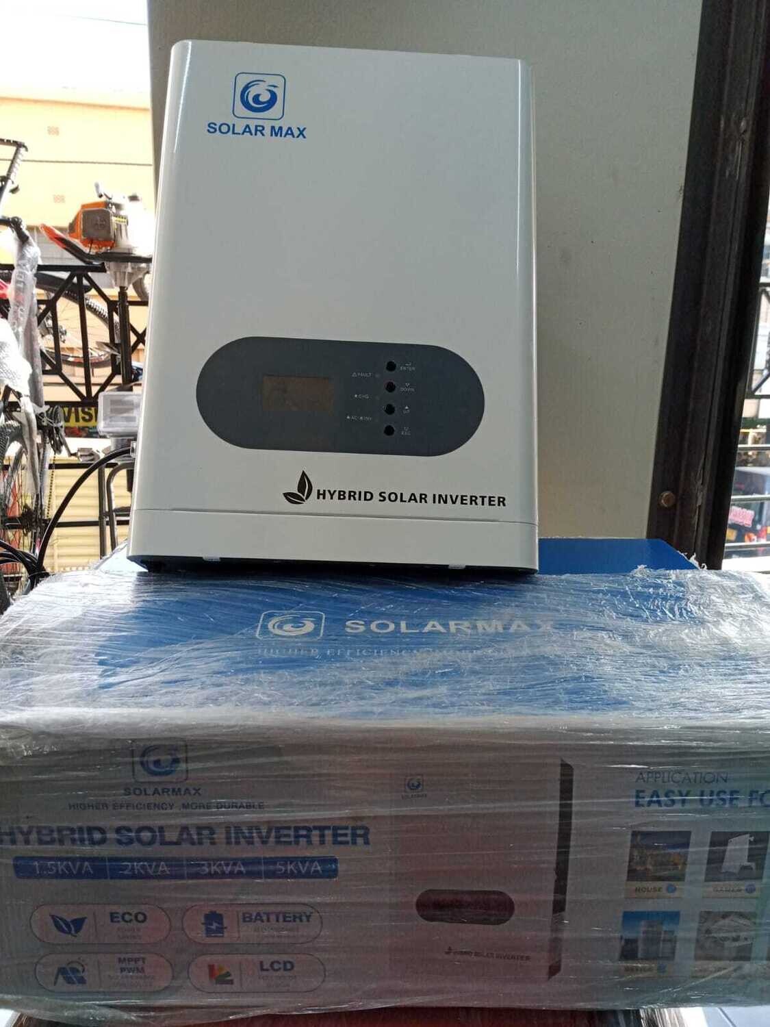Solar Max 2.5 KVA Pure Sine Wave Hybrid Solar Inverter.