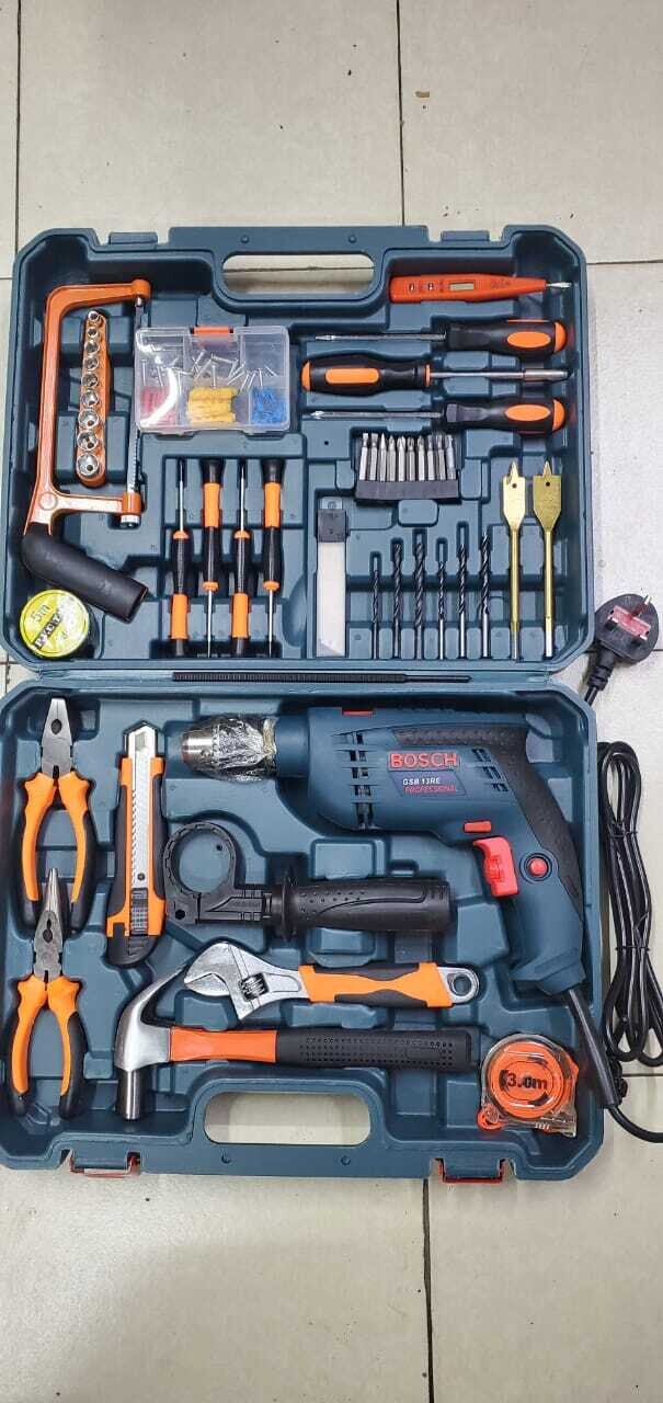 Bosch Corded Electric Drill Set