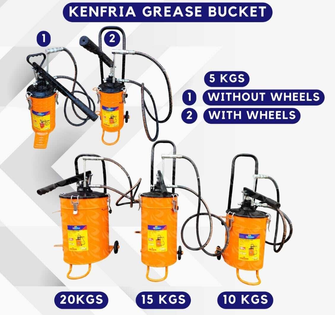 Grease Bucket 5Kg With Wheel