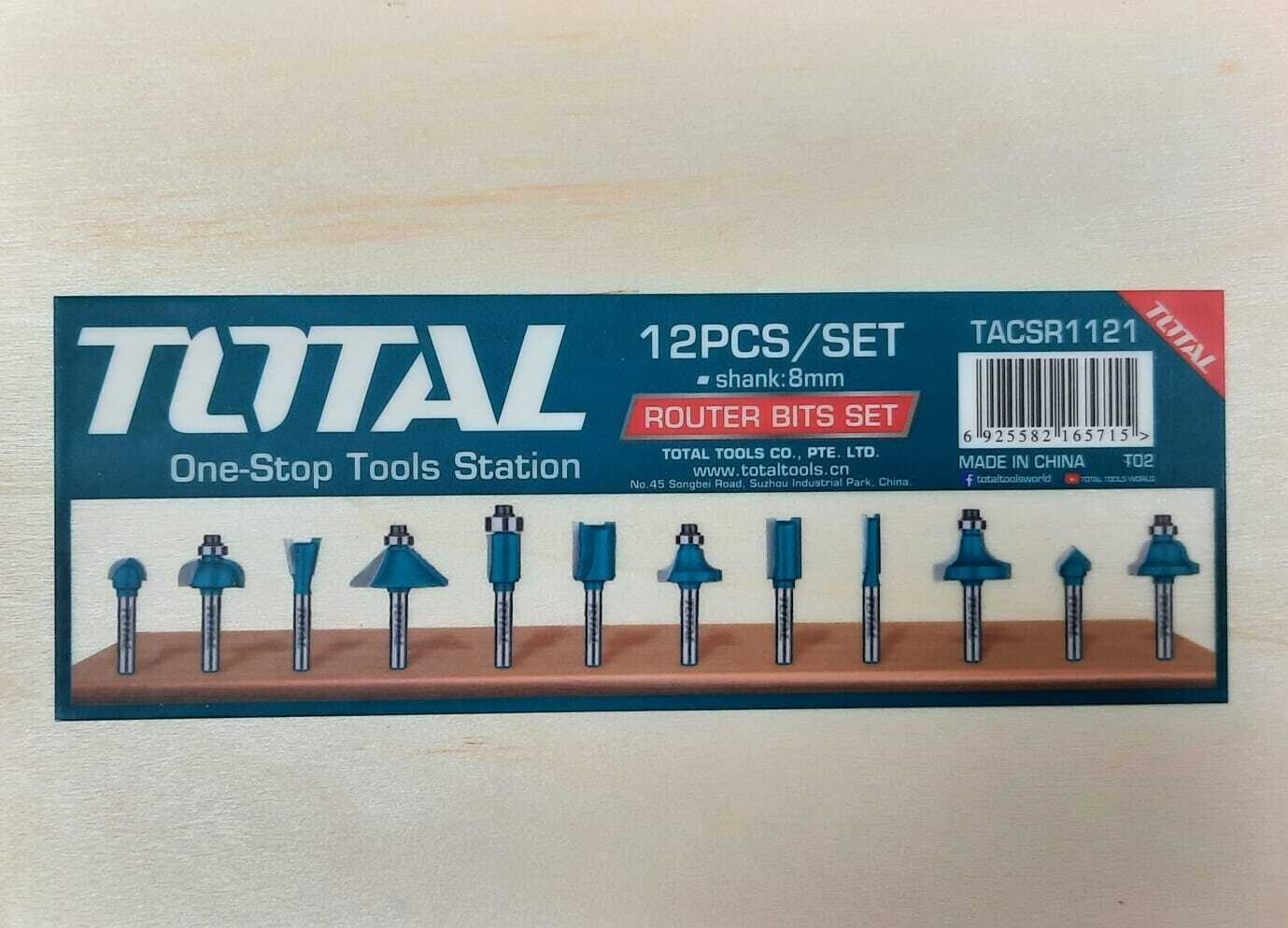 Total Router Bit Set
