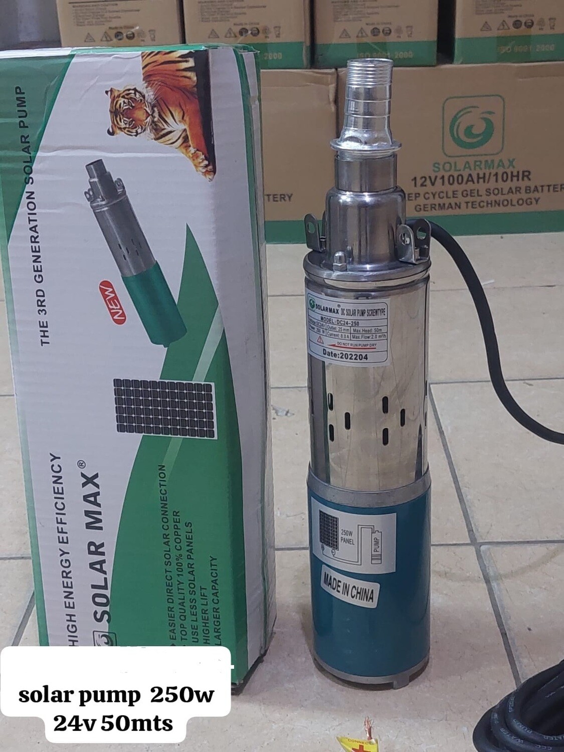 Solarmax Submersible Solar Pump 50m 250w
