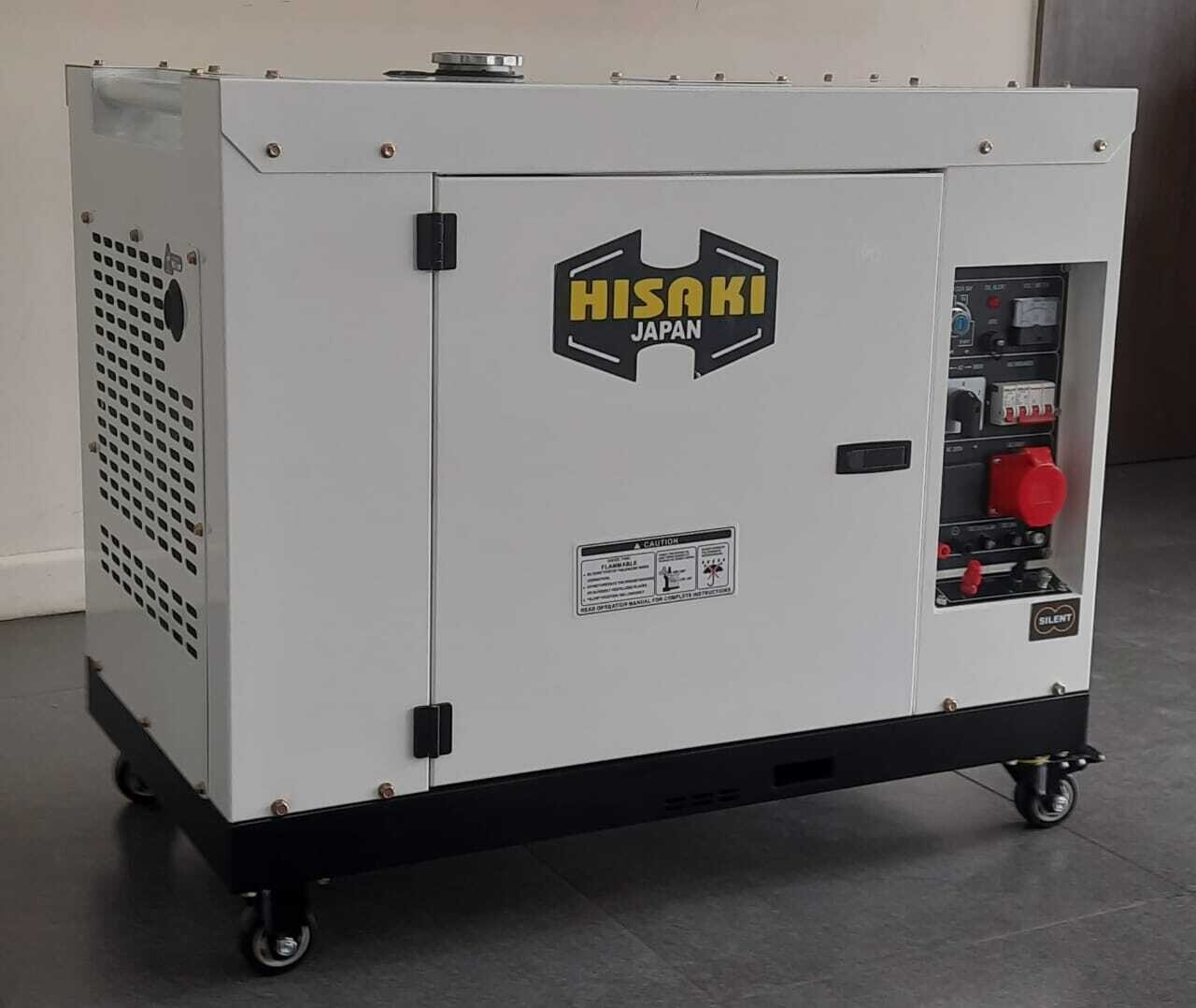 HK13000SNA-D Hisaki Japan Diesel Generator 13.75kva DOUBLE SWITCH  THREE PHASE