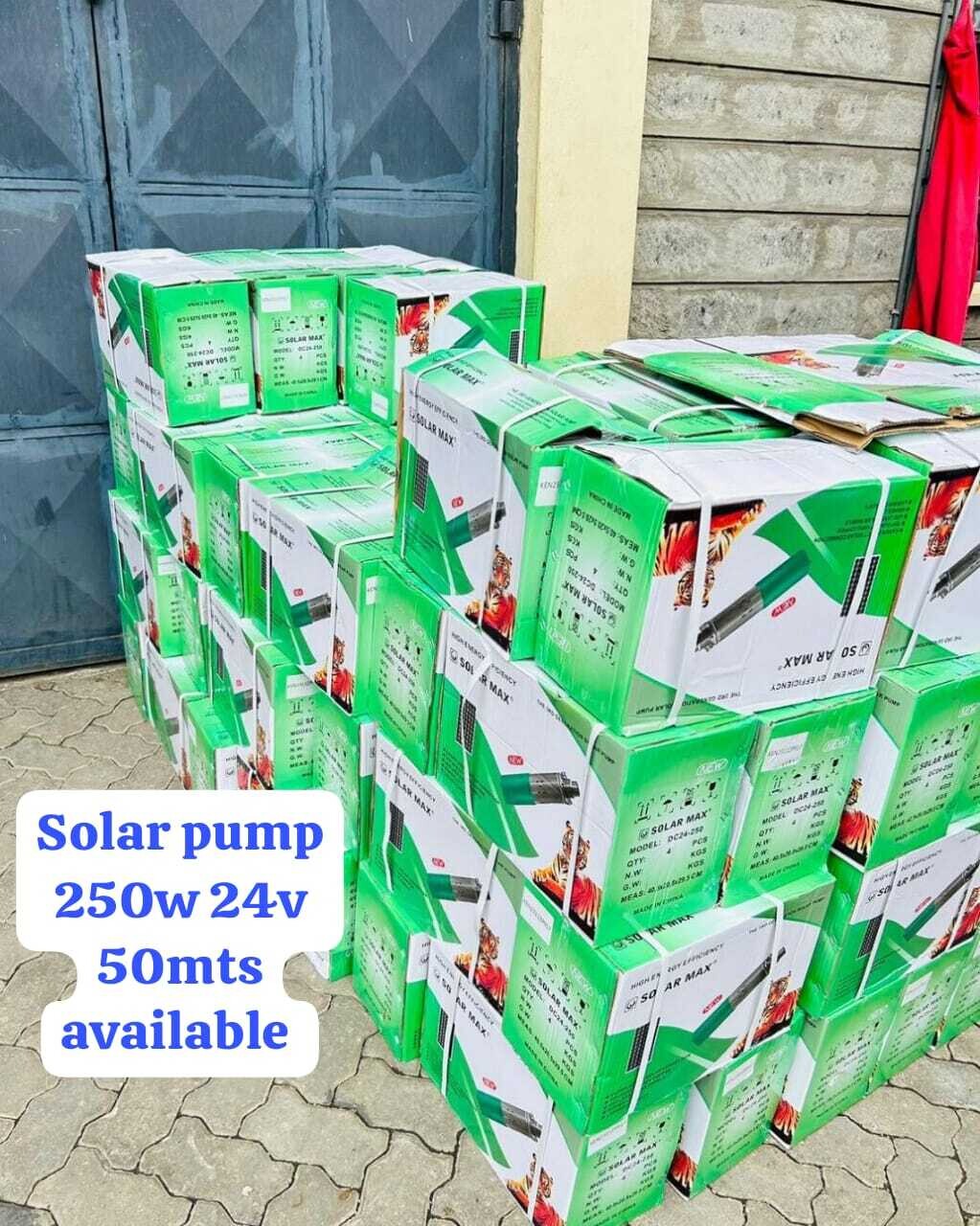 Quality 250w 50mtr 24v Solar Submersible Water Pump