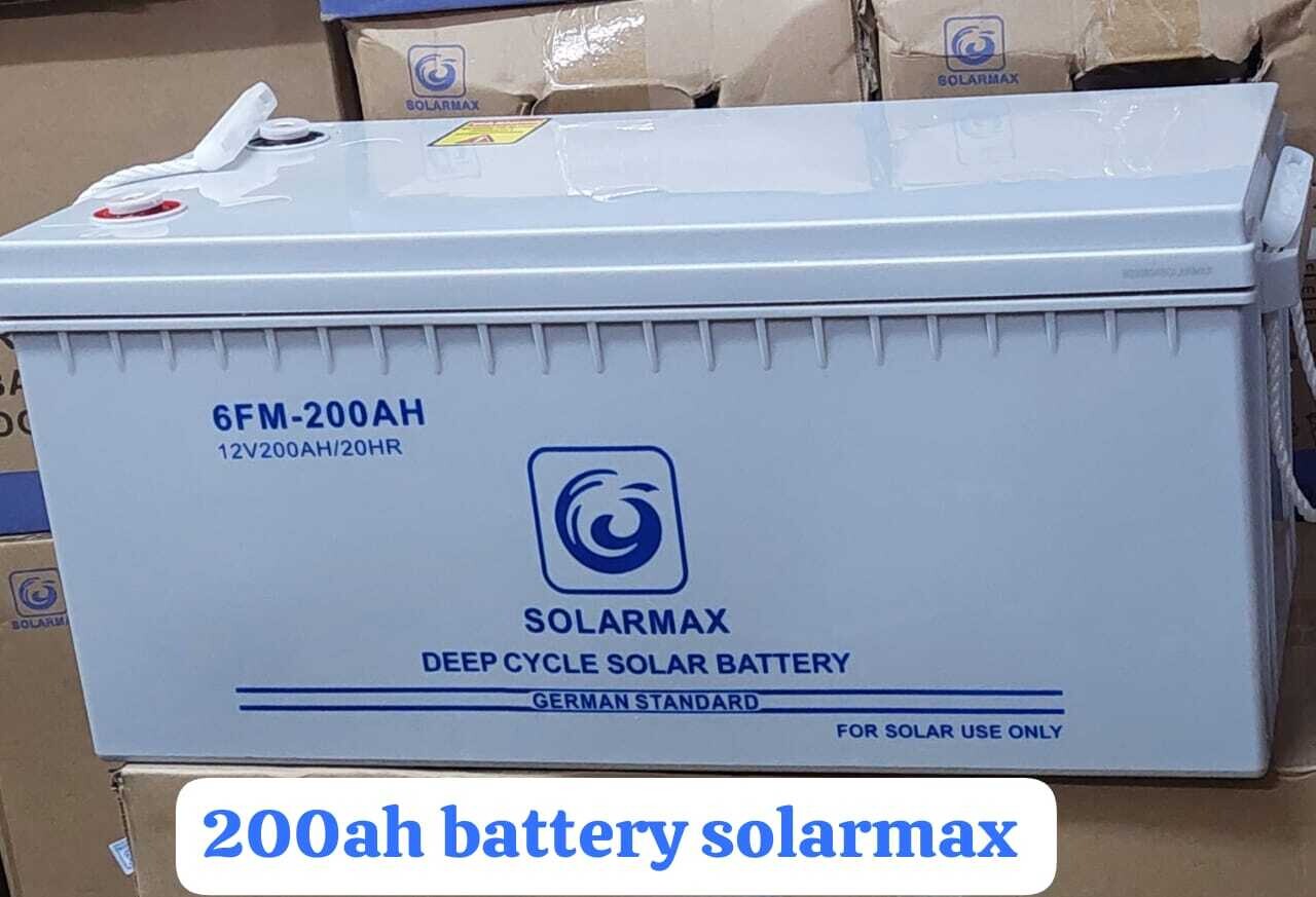 Solarmax 12v 200ah Deep cycle Gel Battery