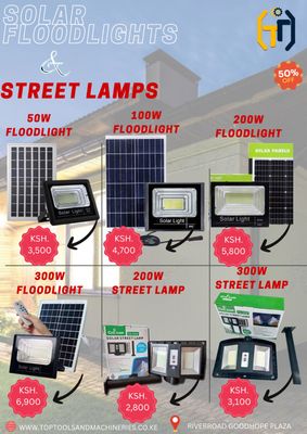 QUALITY SOLAR STREET LIGHTS &amp; FLOOD LIGHTS AT AFORDABLE PRICE